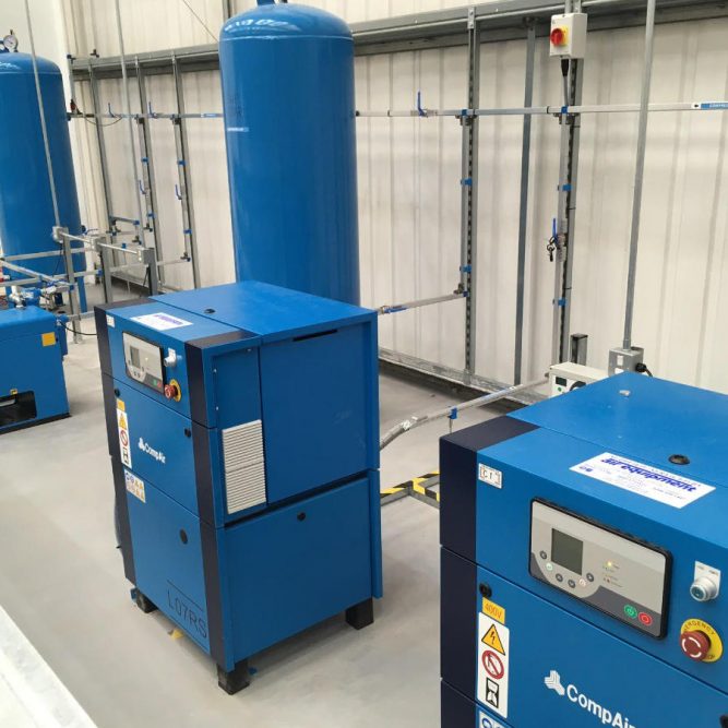 Compair compressor install \ Air Equipment